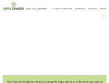 Tablet Screenshot of garten-schweizer.de